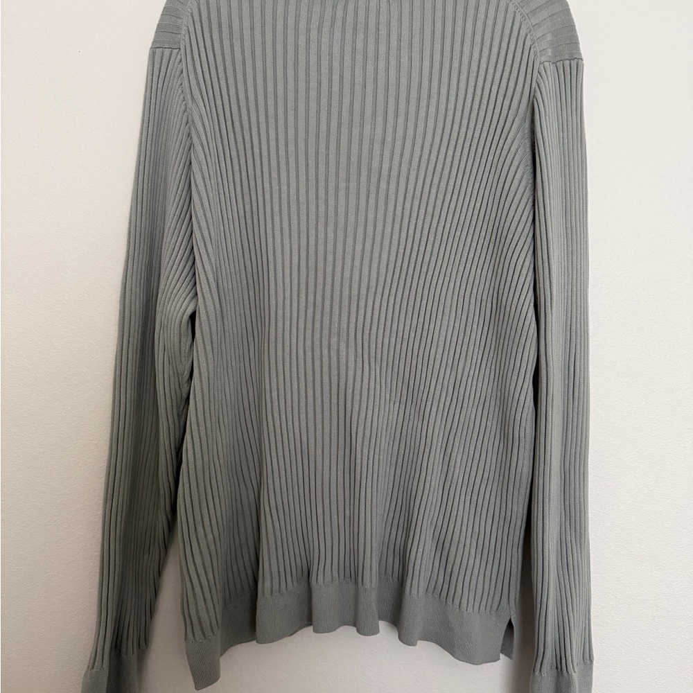 Athleta Ribbed Long Sleeve Polo Sweater - Picture 5 of 5